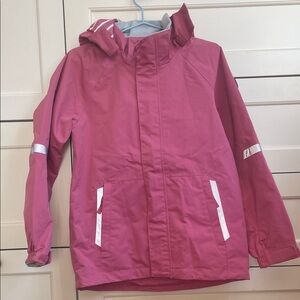 Polarn O. Pyret Pink Classic Waterproof Eco Shell Jacket